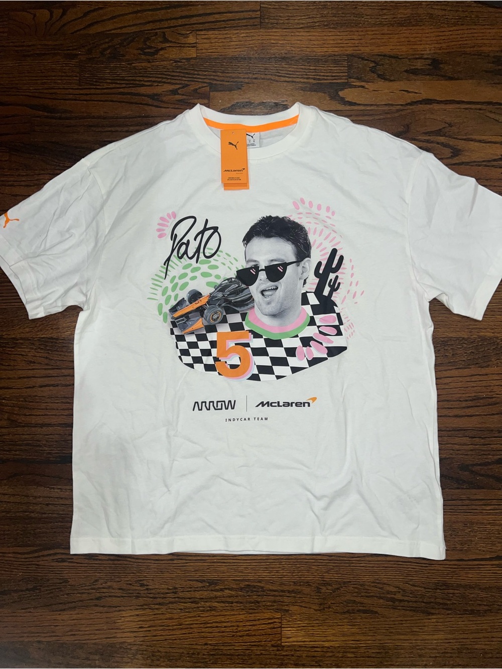 Puma x McLaren White Graphic Men’s T-Shirt Size XL